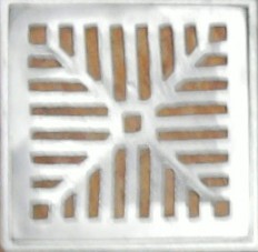 15X15 Grelhas Côncava